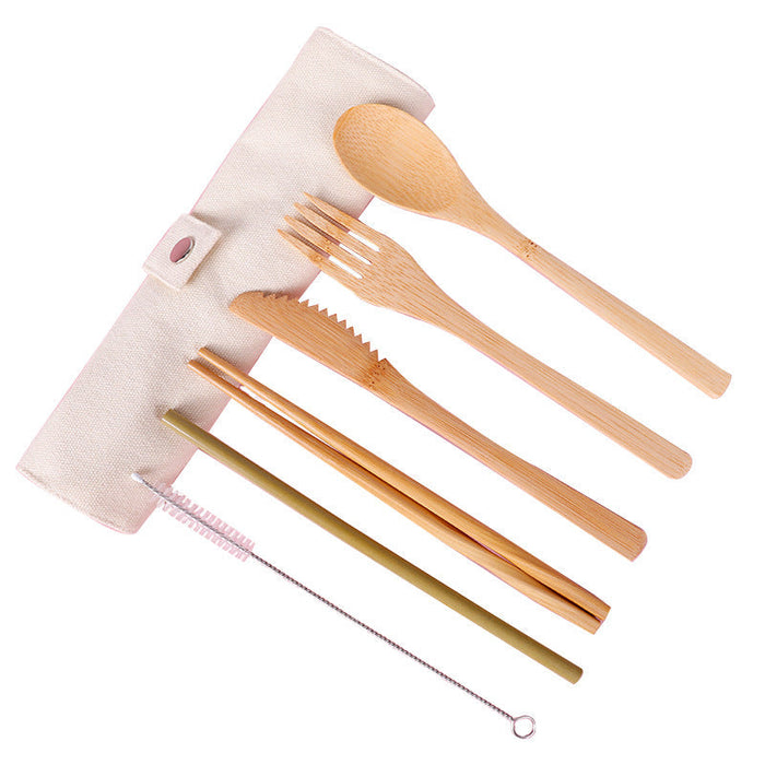 Custom Logo Japanese Wooden Tableware Six-Piece Set
