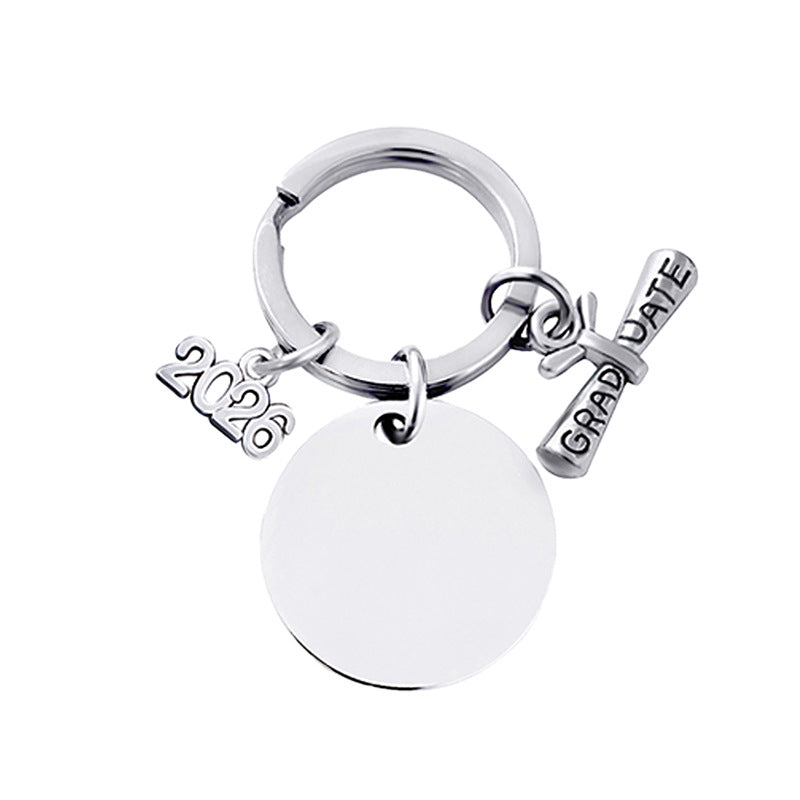 Custom Logo Graduation Shaped Metal Keychain | Premium Corporate Gifts and Custom Gifts