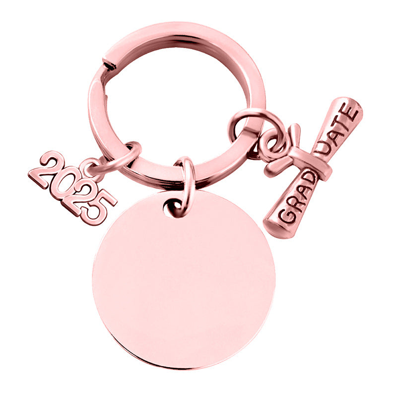Custom Logo Graduation Shaped Metal Keychain | Premium Corporate Gifts and Custom Gifts