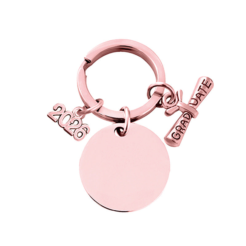 Custom Logo Graduation Shaped Metal Keychain | Premium Corporate Gifts and Custom Gifts