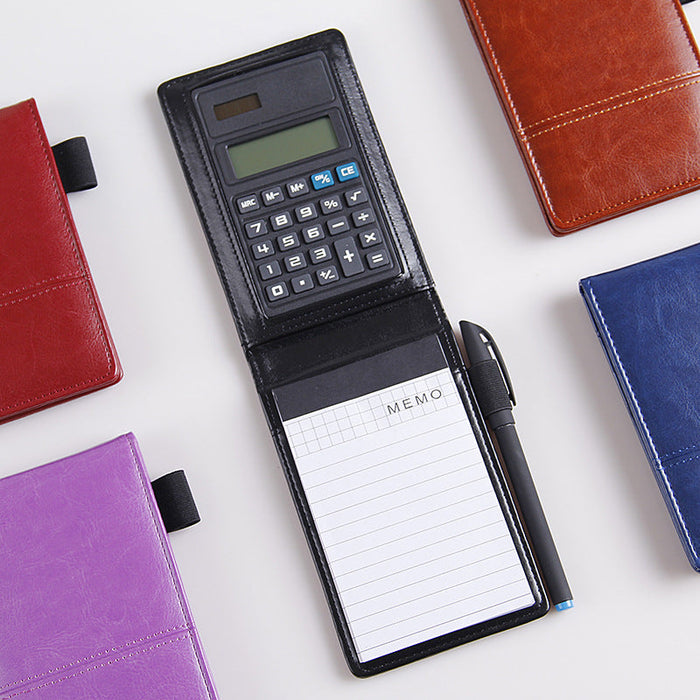 Custom Logo Leather Multifunctional Computer Notebook