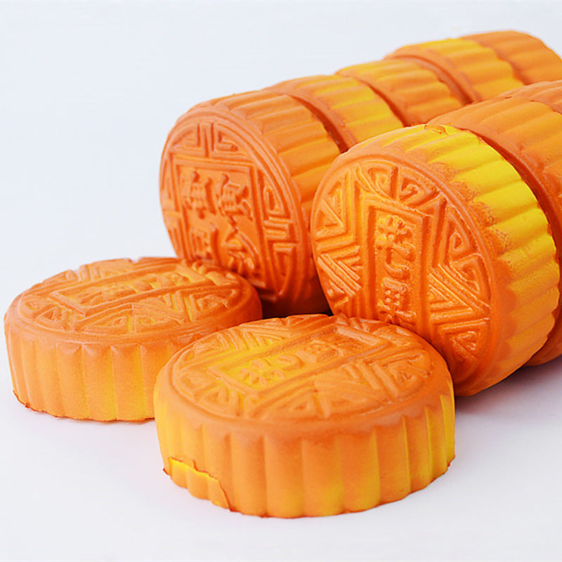 Custom Logo Decompression mooncake-shaped stress relief ball | Premium Corporate Gifts and Custom Gifts