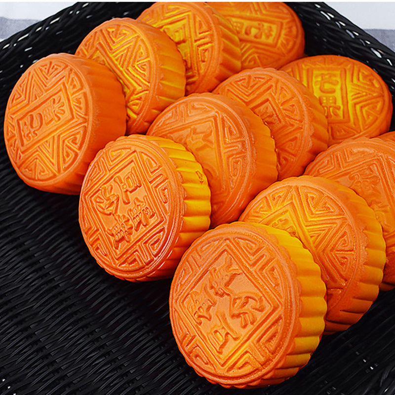 Custom Logo Decompression mooncake-shaped stress relief ball | Premium Corporate Gifts and Custom Gifts