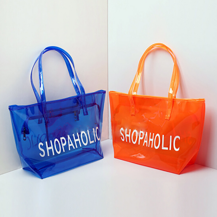 Custom Logo PVC Colourful Shoulder Bag