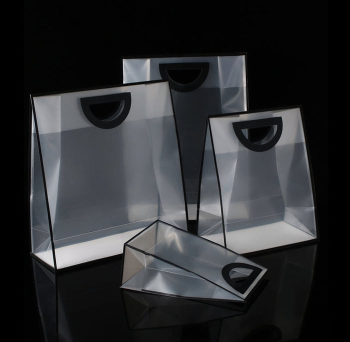Custom Logo PVC Tote Gift Bag Square Bag