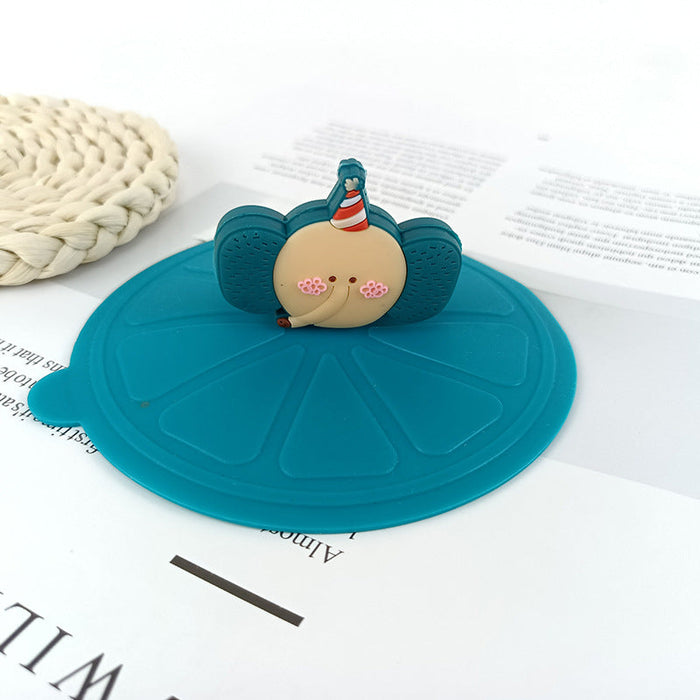 Custom Logo Customisable Silicone-Shaped Cup Lids