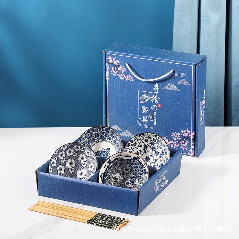 Custom Logo Japanese Snowflake Bowl Set | Premium Corporate Gifts and Custom Gifts
