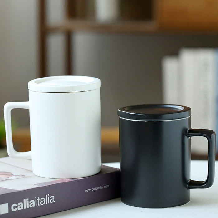 Custom Logo Creative Square Handle Mug