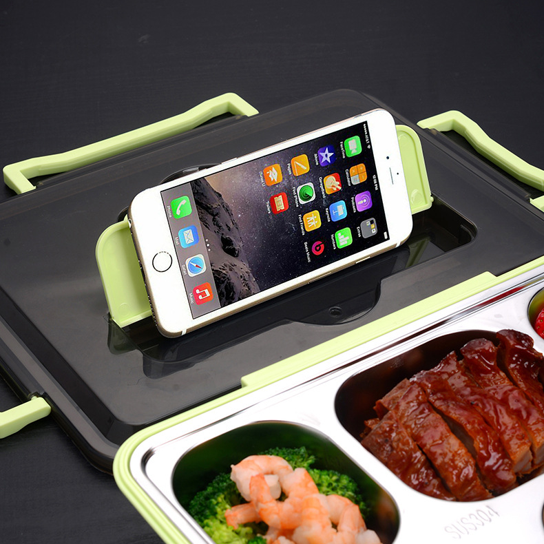 Custom Logo Stainless Steel Multi-Compartment Bento Box | Premium Corporate Gifts and Custom Gifts