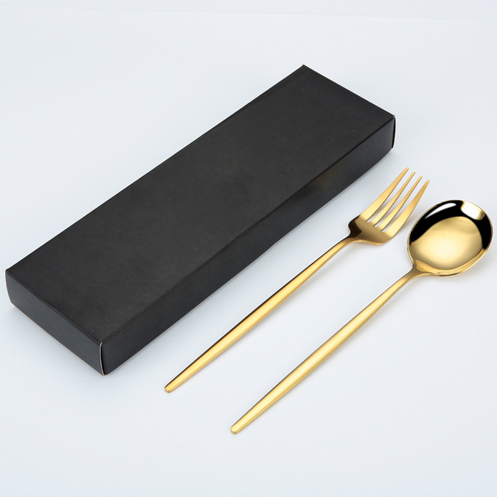 Custom Logo Western Tableware Two-Piece Gift Box