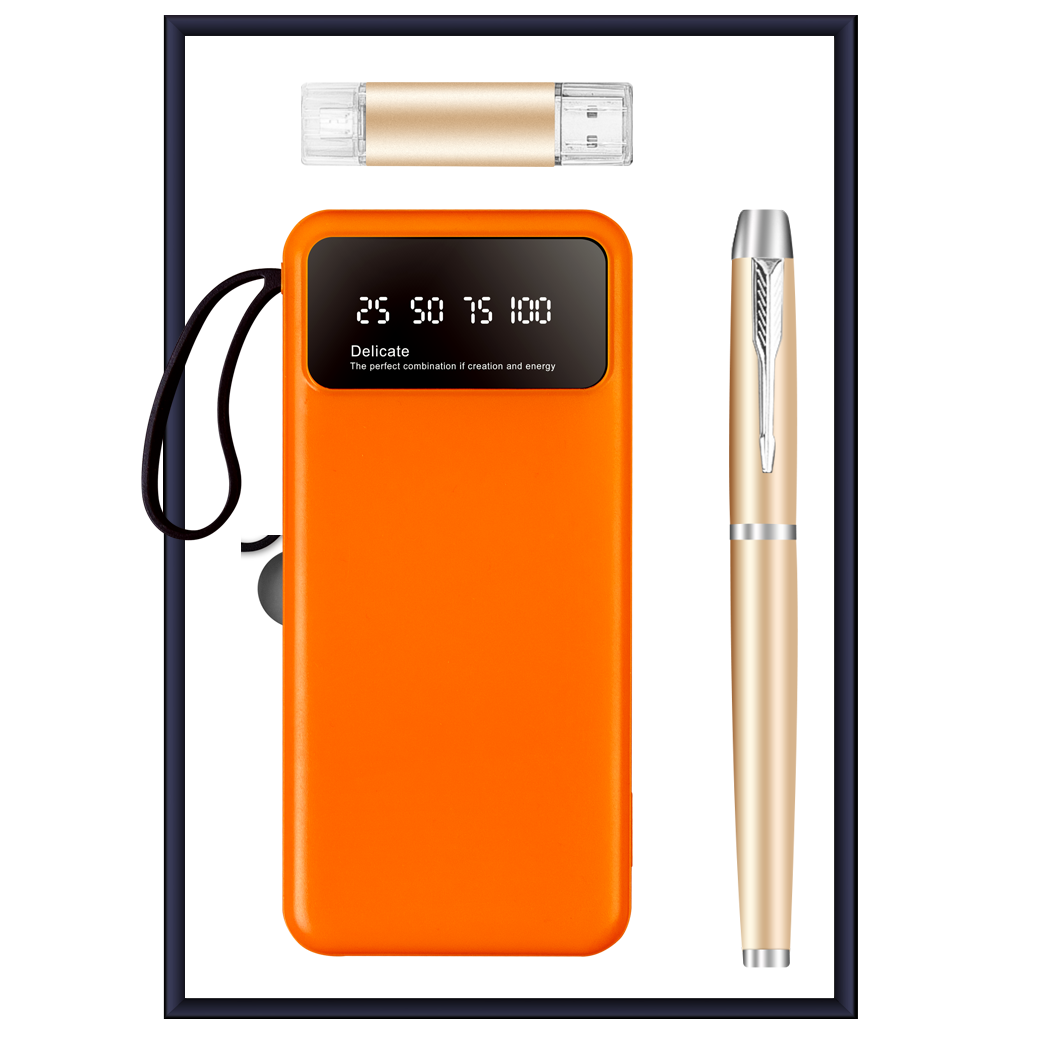 Custom Logo USB Power Bank Gift Box | Premium Corporate Gifts and Custom Gifts